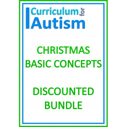 Christmas Basic Concepts Match Sort Count DISCOUNTED BUNDLE